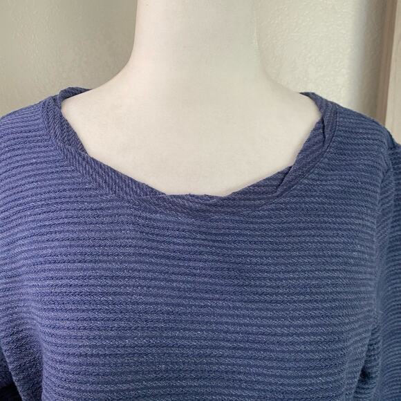 Lou & Grey Blue tunic top large - Picture 3 of 5